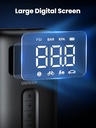 UGREEN Tire Inflator Portable Cordless Electric Air Pump 150PSI Auto-Off Tire Pump with LED Light Digital Gauge for Accurate Pressure Readings for Ca