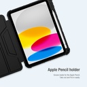 Nillkin for iPad 11 A16 2025/iPad 10.2/iPad 10.9 2022/10th Gen Bumper Leather Pro Tablet Shell with Pen Slot Protective Cover