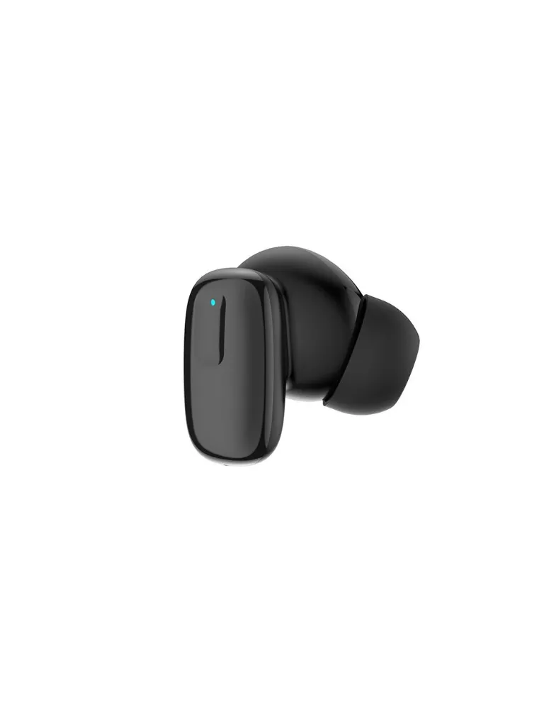 Etrain True Wireless Earbuds With Fabric Charging Case - Black 3.webp