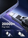 USB C to USB C Charger Cable 100W USB C Cable Fast Charge Type C Phone Laptop Charger Lead Compatible with Macbook Pro M3/Air, iPad Pro 2024/Air 6,