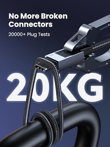 USB C to USB C Charger Cable 100W USB C Cable Fast Charge Type C Phone Laptop Charger Lead Compatible with Macbook Pro M3/Air, iPad Pro 2024/Air 6,