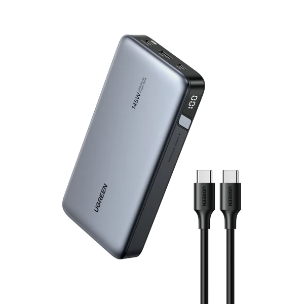 UGREEN 25000mAh 145W Two-way Fast Charging Power Bank Black