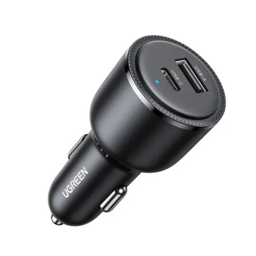  UGREEN Fast Car Charger 63W 2-Port USB-C/USB-A