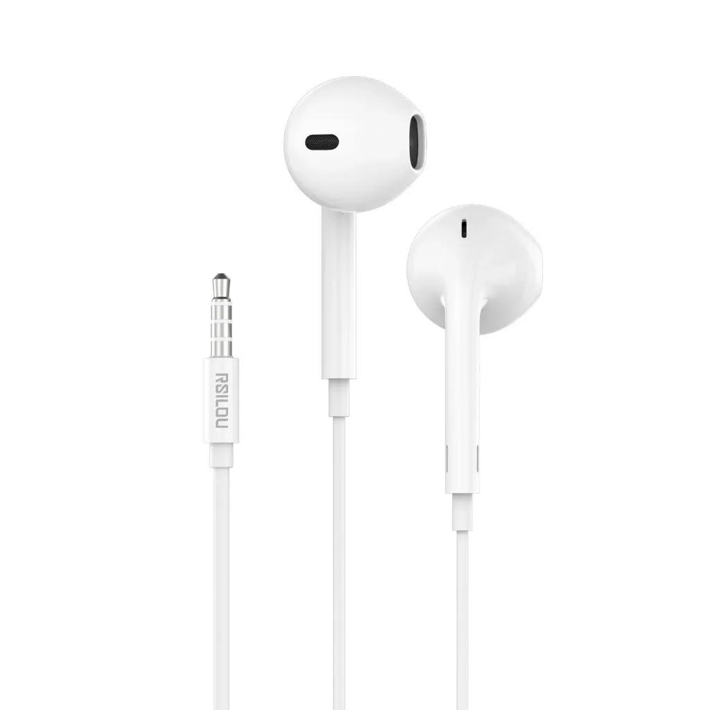 RSILOU 3.5mm HALF-IN-EAR EarphoneWhite R3506-001