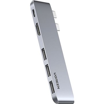 Ugreen Dual USB-C to HDMI+3xUSB 3.0 a+Type C Female Converter