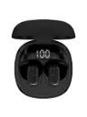 Etrain True Wireless Earbuds With Fabric Charging Case - Black 