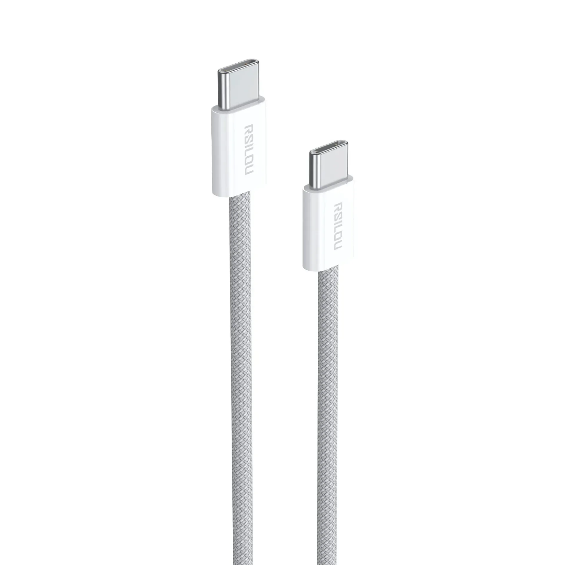 RSILOU C to C 1m PD Braided Cable-Grey 60W