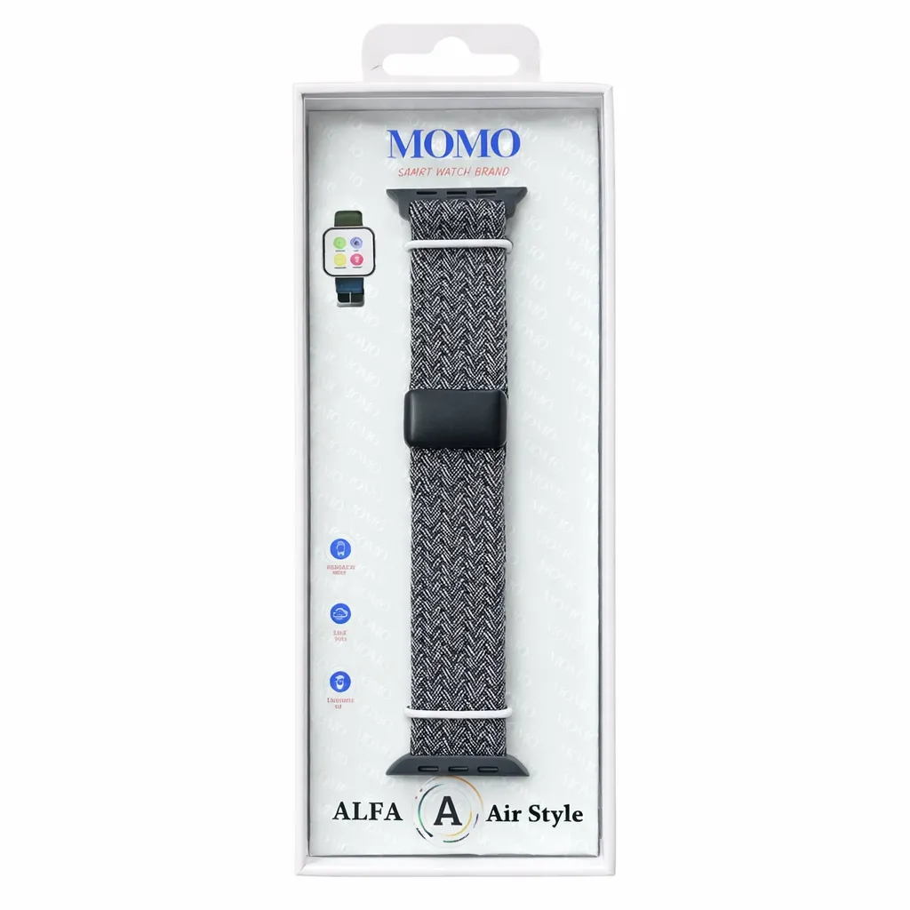 MOMO MD31 Watch Band Fashone (Black)