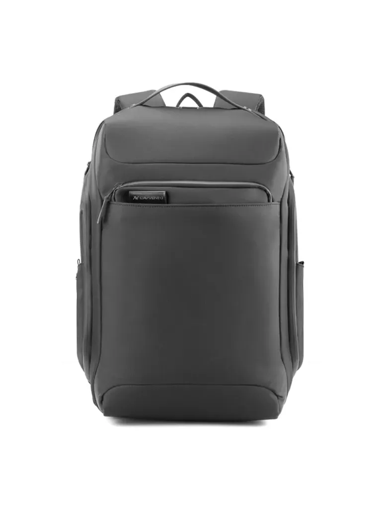 L'AVVENTO (BG405) Laptop Backpack Made by Water Repellent Polyester fits up to 15.6" - Black