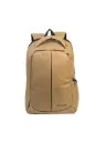 L'AVVENTO (BG04N) Anti-Theft Backpack fit up to 15.6” Laptops  Nylon Material with Padded Laptop Compartment - Café