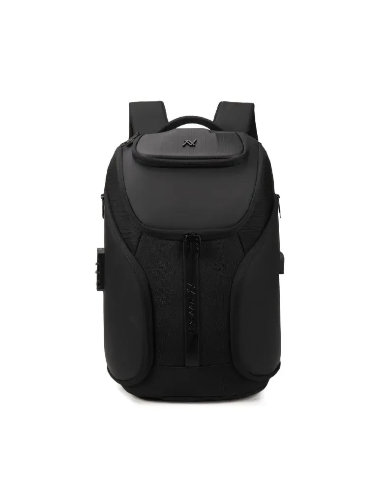 L'AVVENTO (BG944) Casual Laptop Designed For everyday Use fits up to 15.6” made by Water Resistant and anti-theft style Backpack - Black